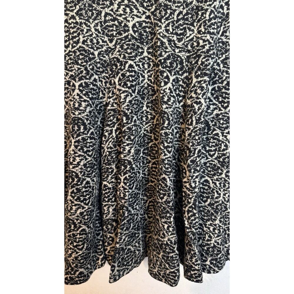 Diane Von Furstenberg Wool Blend Geometric Print Stretch Knit Skirt Size 4 - Picture 5 of 8